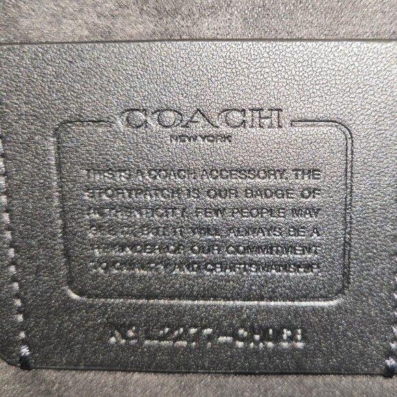 Coach Denim Blue Multi Laptop Case – Stripe Logo | NWT - Picture 4 of 5